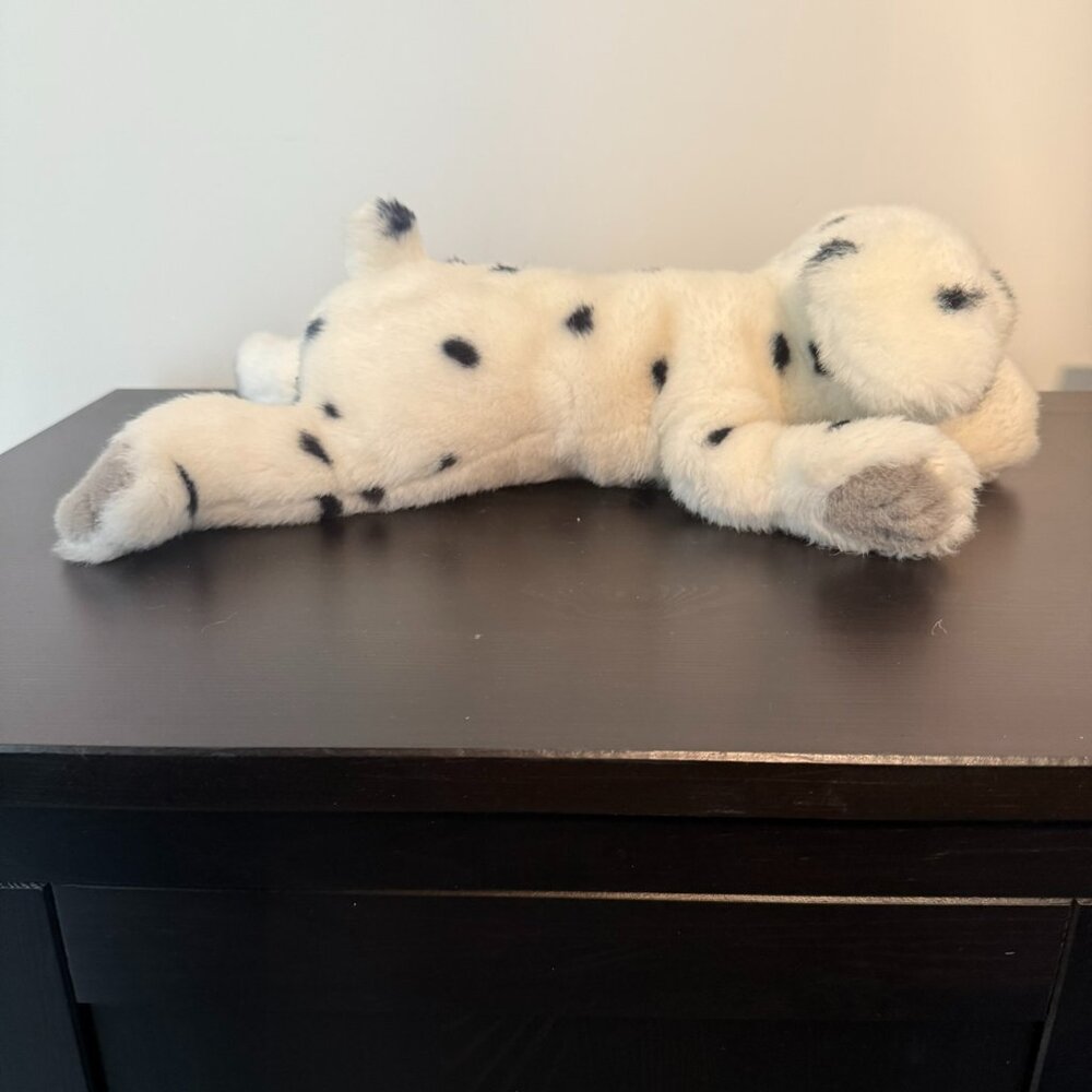 Vintage 1991 TY Sparky Dalmatian Dog Plush Stuffed Animal Black White Rare 17"